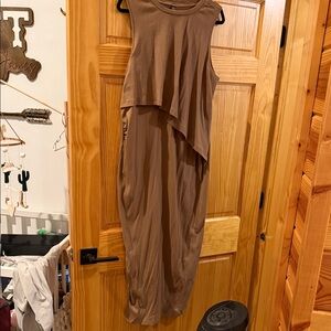 SHEIN Tan Ribbed Top